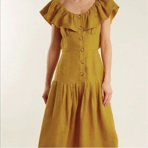 SEA new york Goldie Linen dress